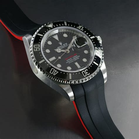 rolex sea dweller rubber strap.